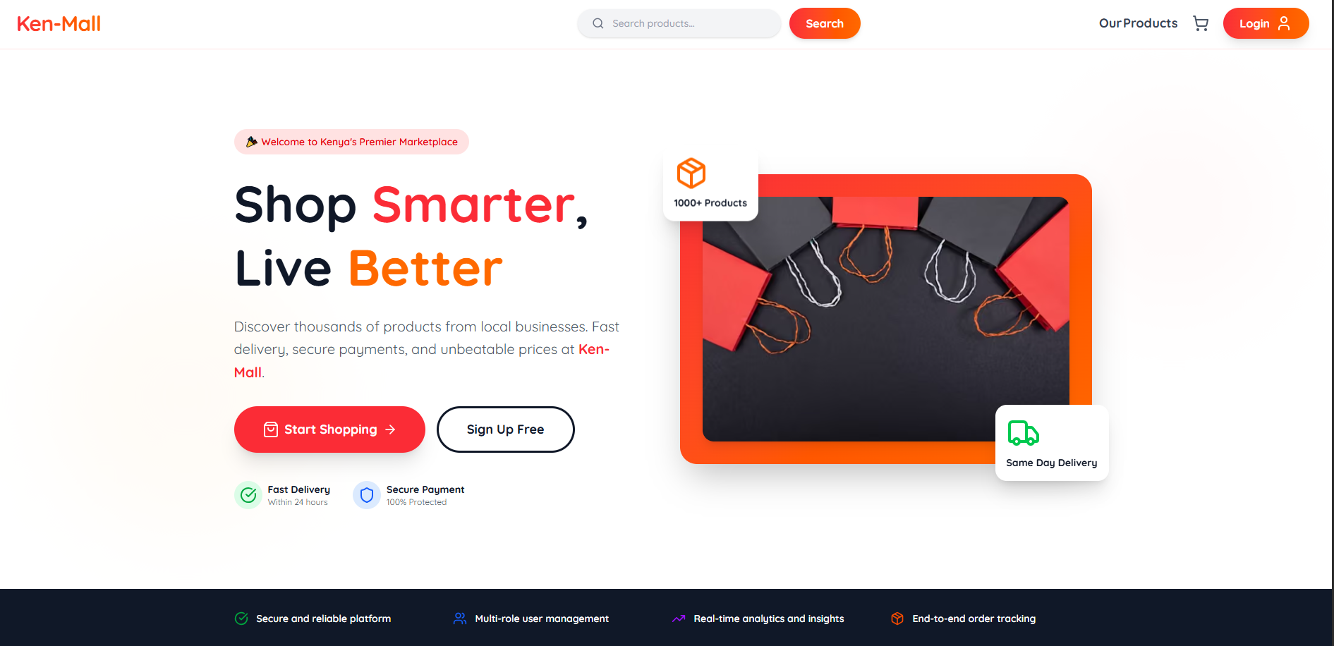 KenMall X — Full-Stack E-Commerce Platform